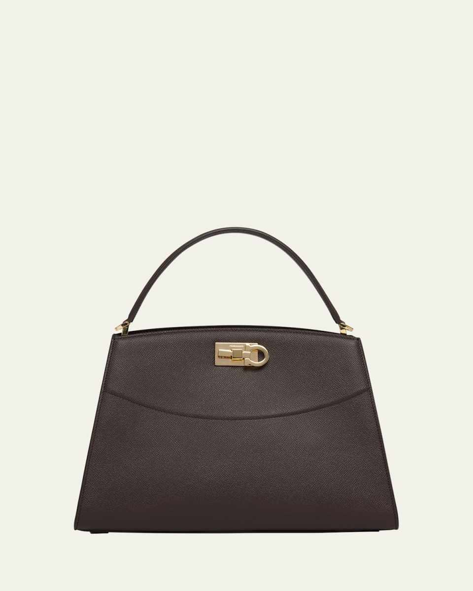The New Studio Box Leather Top-Handle Bag